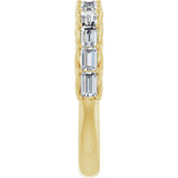 14K Yellow Gold 3/4 CTW Natural Diamond Anniversary Band