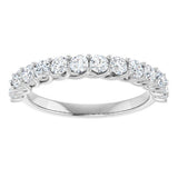 14K White Gold 7/8 CTW Lab-Grown Diamond Anniversary Band