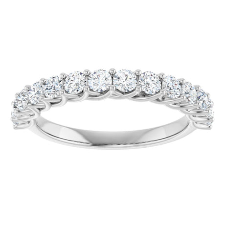 14K White Gold 7/8 CTW Lab-Grown Diamond Anniversary Band