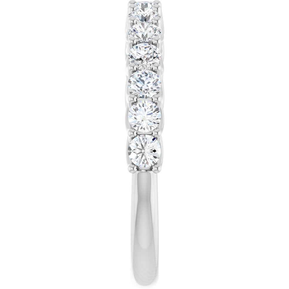 14K White 7/8 CTW Lab-Grown Diamond Anniversary Band