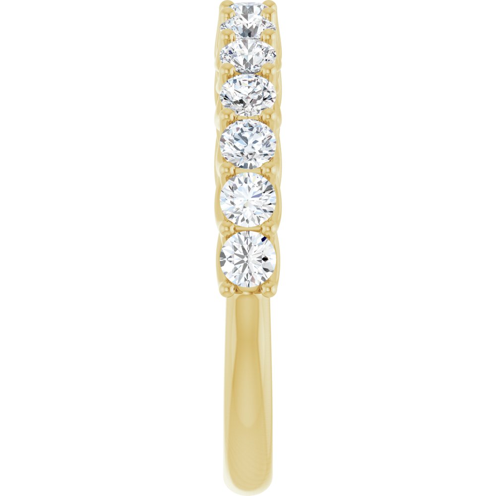 14K Yellow Gold 7/8 CTW Lab-Grown Diamond Anniversary Band