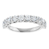 14K White 1 CTW Lab-Grown Diamond Anniversary Band