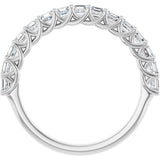 14K White Gold 1 1/8 CTW Natural Diamond Anniversary Band
