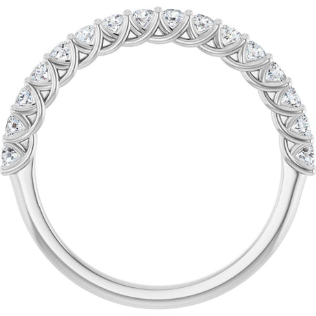 14K White Gold 1/2 CTW Lab-Grown Diamond Anniversary Band