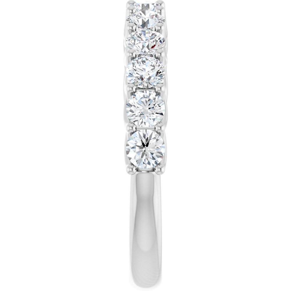 14K White 1 CTW Lab-Grown Diamond Anniversary Band