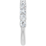 14K White 1 CTW Lab-Grown Diamond Anniversary Band