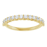 14K Yellow 1/2 CTW Lab-Grown Diamond Anniversary Band