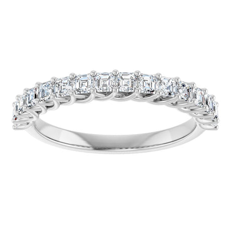 14K White Gold 3/4 CTW Natural Diamond Anniversary Band