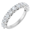 14K White Gold 1 1/8 CTW Natural Diamond Anniversary Band