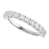 14K White Gold 7/8 CTW Lab-Grown Diamond Anniversary Band