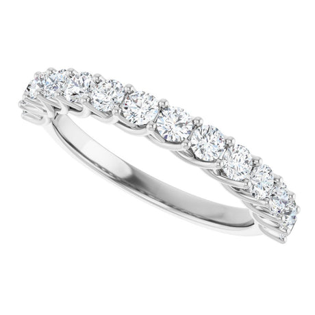14K White Gold 7/8 CTW Lab-Grown Diamond Anniversary Band