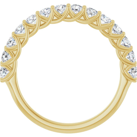14K Yellow Gold 7/8 CTW Lab-Grown Diamond Anniversary Band