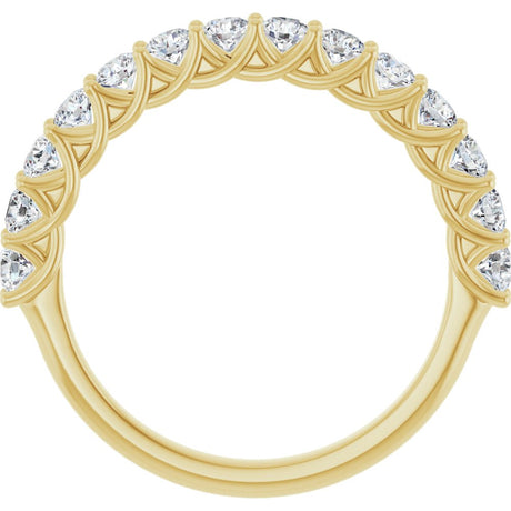 14K Yellow 7/8 CTW Lab-Grown Diamond Anniversary Band