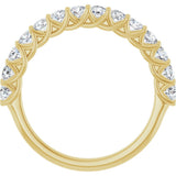 14K Yellow Gold 7/8 CTW Lab-Grown Diamond Anniversary Band