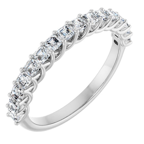 14K White Gold 3/4 CTW Natural Diamond Anniversary Band