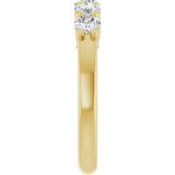 14K Yellow Gold 3/4 CTW Lab-Grown Diamond Anniversary Band
