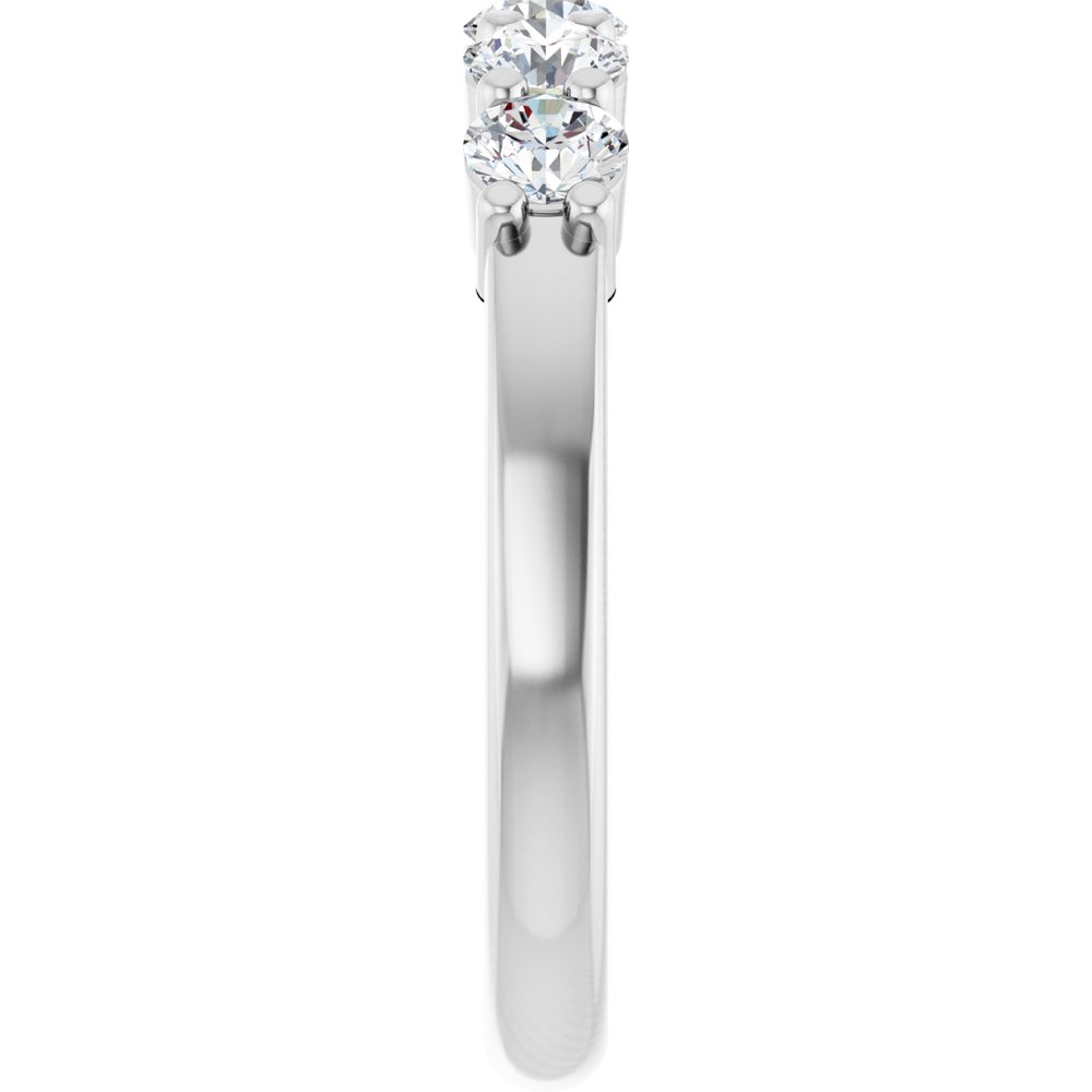 14K White Gold 3/4 CTW Lab-Grown Diamond Anniversary Band