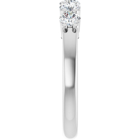 14K White Gold 3/4 CTW Lab-Grown Diamond Anniversary Band