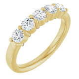 14K Yellow Gold 3/4 CTW Lab-Grown Diamond Anniversary Band