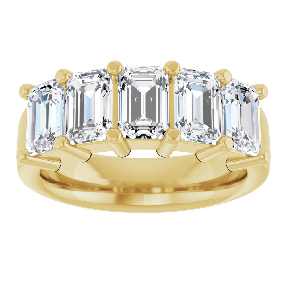 14K Yellow Gold 3 1/4 CTW Lab-Grown Diamond Anniversary Band
