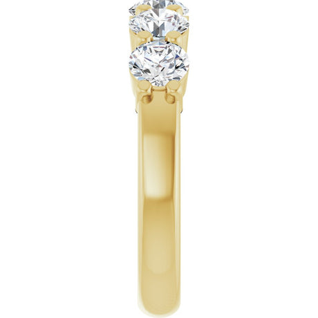 14K Yellow Gold 1 5/8 CTW Lab-Grown Diamond Anniversary Band