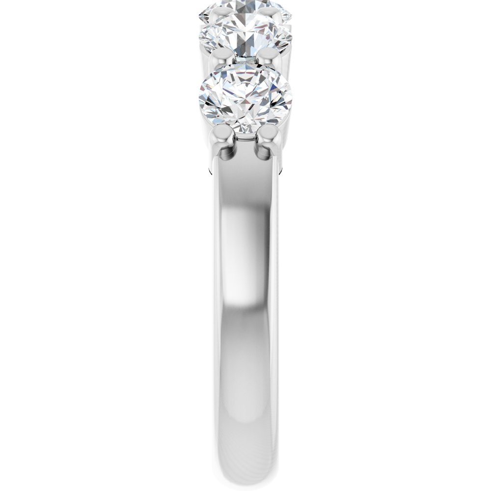 14K White Gold 1 5/8 CTW Lab-Grown Diamond Anniversary Band