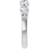 14K White Gold 1 5/8 CTW Lab-Grown Diamond Anniversary Band