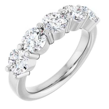 14K White Gold 1 9/10 CTW Lab-Grown Diamond Anniversary Band