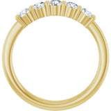 14K Yellow Gold 1/2 CTW Natural Diamond Anniversary Band