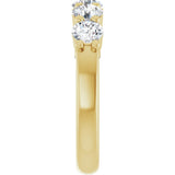 14K Yellow Gold 1 1/4 CTW Lab-Grown Diamond Anniversary Band