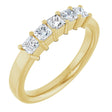 14K Yellow 5/8 CTW Natural Diamond Anniversary Band