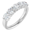 14K White Gold 1 1/3 CTW Natural Diamond Anniversary Band