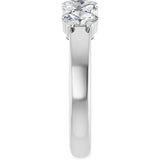 14K White Gold 9/10 CTW Lab-Grown Diamond Anniversary Band