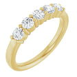 14K Yellow 5/8 CTW Lab-Grown Diamond Anniversary Band 