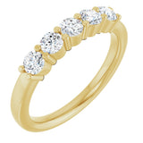 14K Yellow Gold 5/8 CTW Lab-Grown Diamond Anniversary Band 