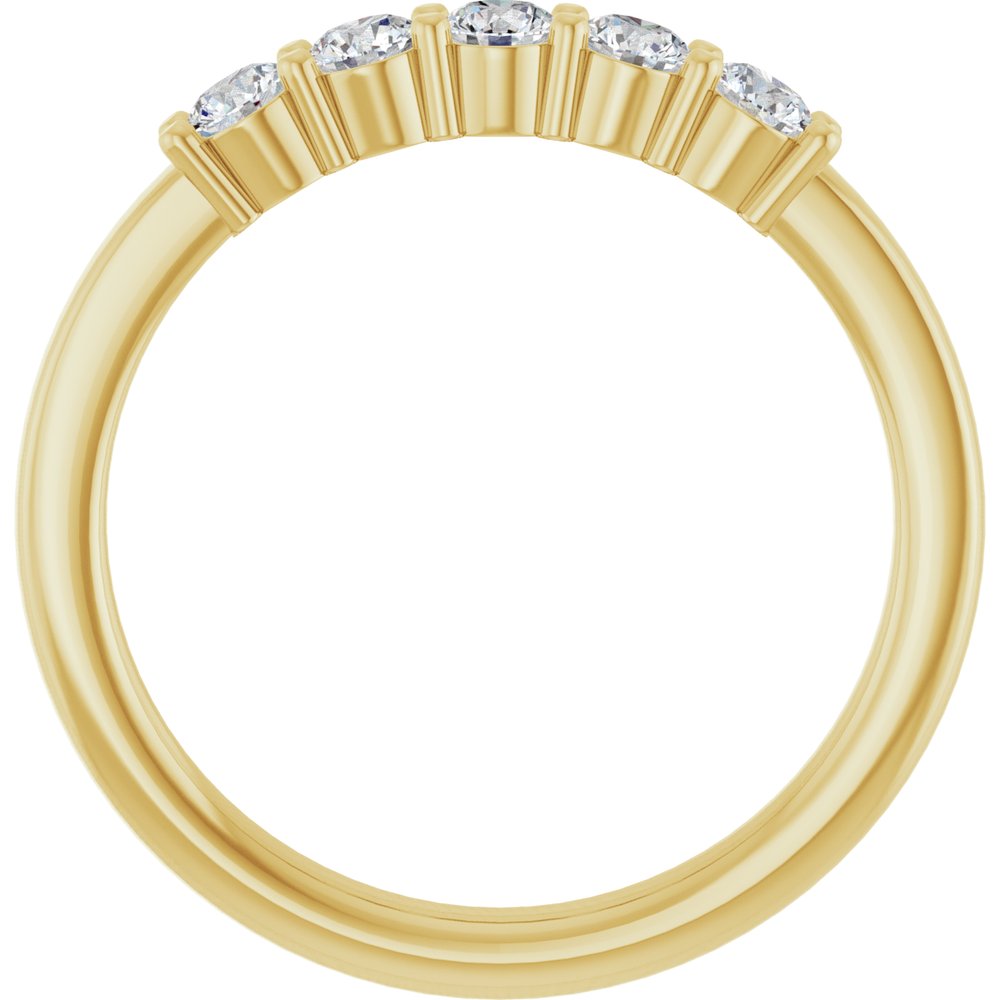 14K White 1/3 CTW Lab-Grown Diamond  Anniversary Band