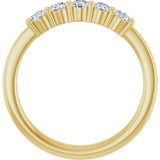 14K Yellow Gold 1/3 CTW Lab-Grown Diamond  Anniversary Band