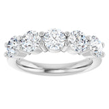 14K White Gold 1 9/10 CTW Lab-Grown Diamond Anniversary Band