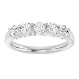 14K White Gold 3/4 CTW Lab-Grown Diamond Anniversary Band