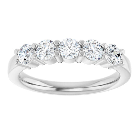 14K White Gold 3/4 CTW Lab-Grown Diamond Anniversary Band