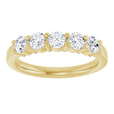 14K Yellow Gold 3/4 CTW Lab-Grown Diamond Anniversary Band
