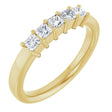 14K Yellow 1/2 CTW Natural Diamond Anniversary Band