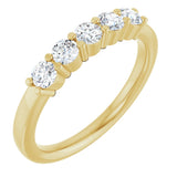 14K White 1/2 CTW Lab-Grown Diamond Anniversary Band