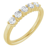 14K Yellow Gold 1/2 CTW Natural Diamond Anniversary Band