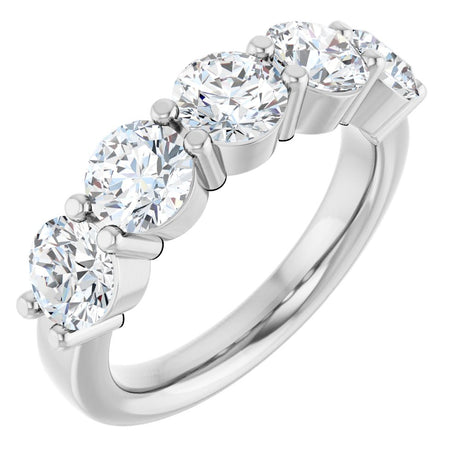 14K White Gold 2 1/2 CTW Lab-Grown Diamond Anniversary Band
