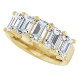14K Yellow Gold 3 1/4 CTW Lab-Grown Diamond Anniversary Band