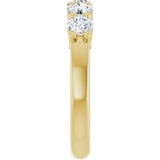 14K Yellow Gold 1 CTW Lab-Grown Diamond Anniversary Band