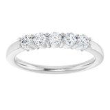 14K White 1/3 CTW Lab-Grown Diamond  Anniversary Band