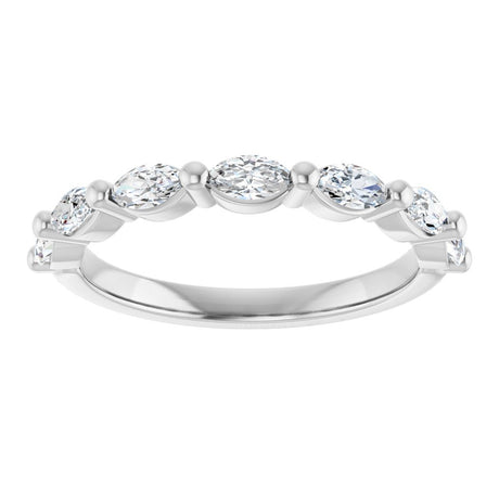 14K White Gold 1/2 CTW Lab-Grown Diamond Anniversary Band