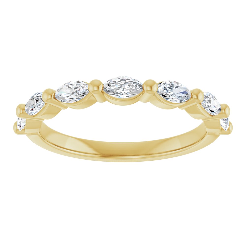 14K Yellow Gold 1/2 CTW Lab-Grown Diamond Anniversary Band